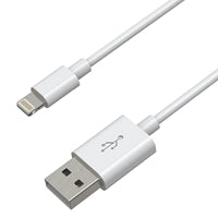 Prevo MFI Lightning Cable 2m White - 2.4A Fast Charging USB-A Prevo MFI Lightning Cable 2m White - 2.4A Fast Charging USB-A